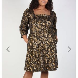 Birds of North America Helldiver Dress in Eternal Midnight